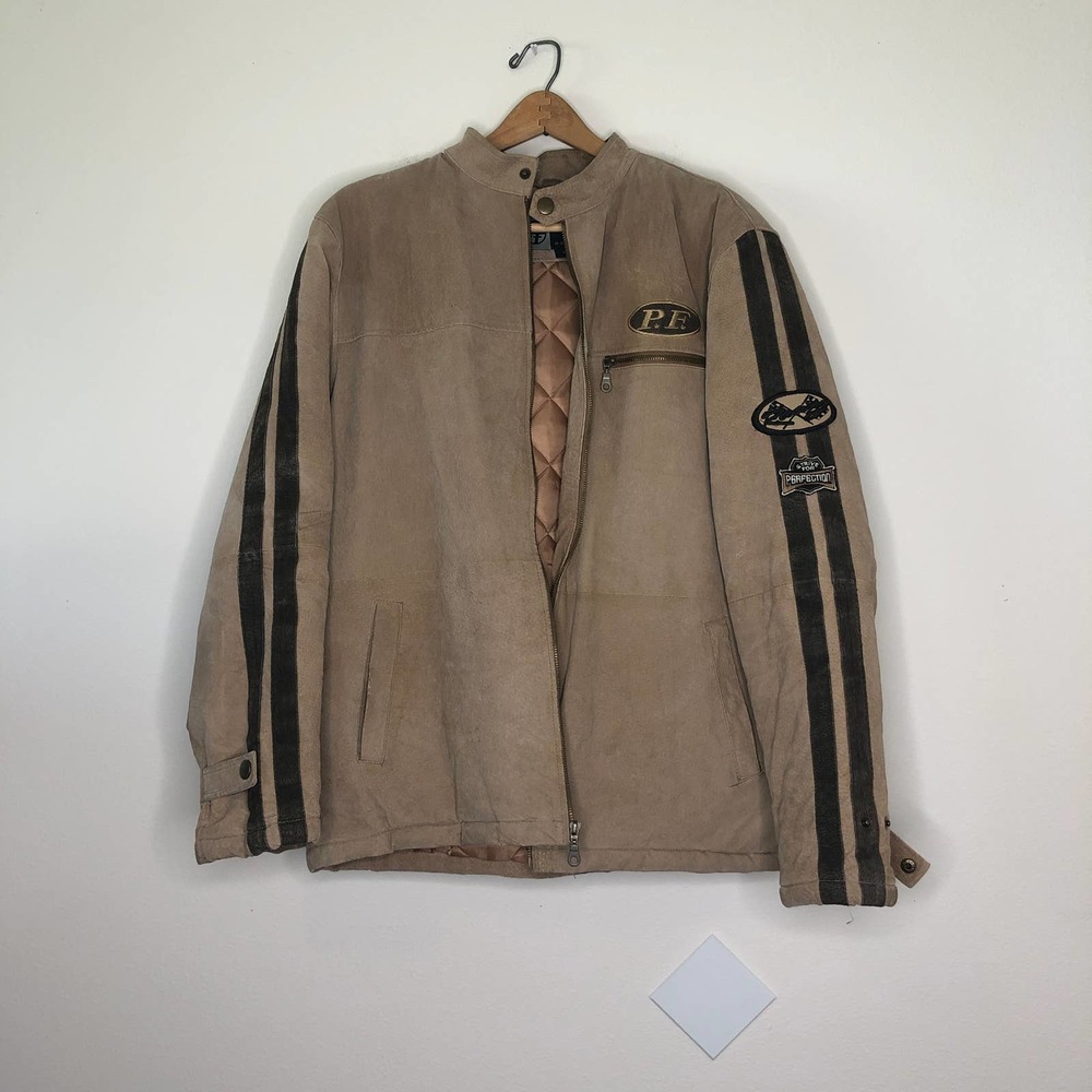 Pacific Flyer Vintage Suede Racing Jacket